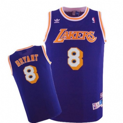 Men's  Kobe Bryant 8 Road Purple Jersey